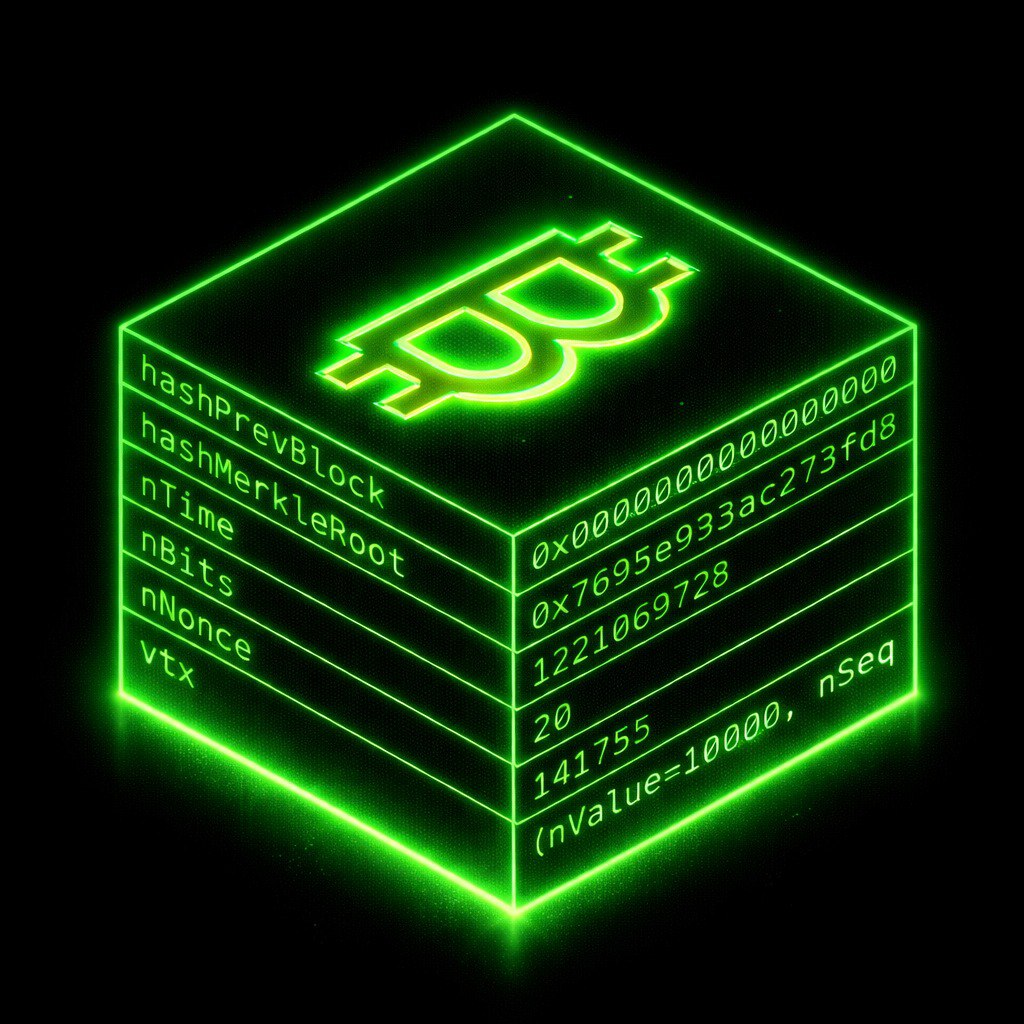 Genesis Block Bitcoin Cube